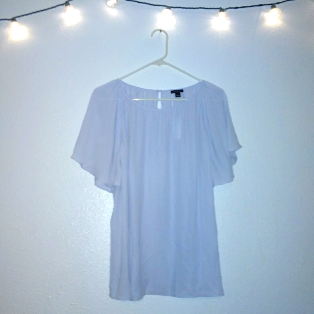 Ann Taylor Factory Flouncy Batwing Sleeve Blouse